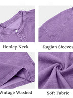 Logan | Long Sleeve Henley Shirt