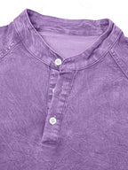 Logan | Long Sleeve Henley Shirt