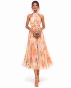 Aurora | Halter Neck Maxi Dress
