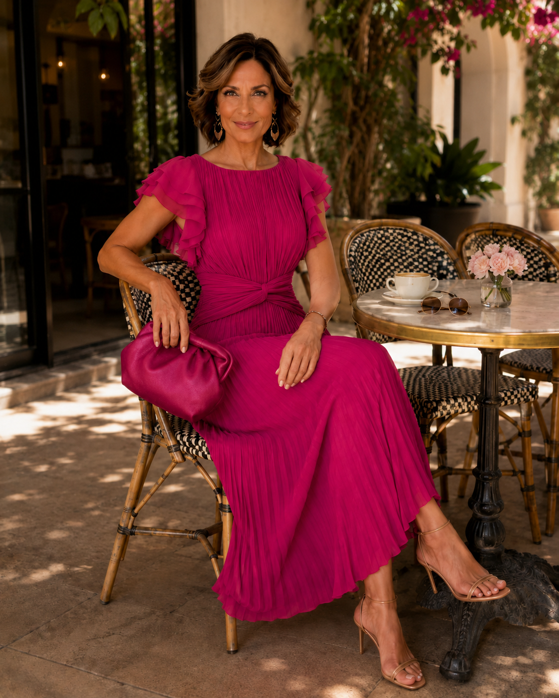 Scarlett Classic Pleated Dress