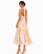 Aurora | Halter Neck Maxi Dress