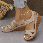 Harper | Cushioned Wedge Sandals