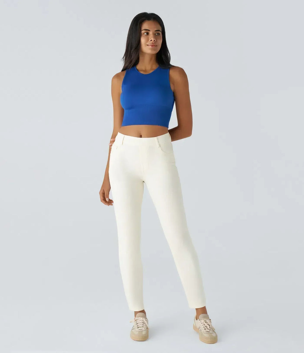 ComfortFit™ - Elastic and comfortable pants with high waist