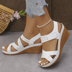 Harper | Cushioned Wedge Sandals
