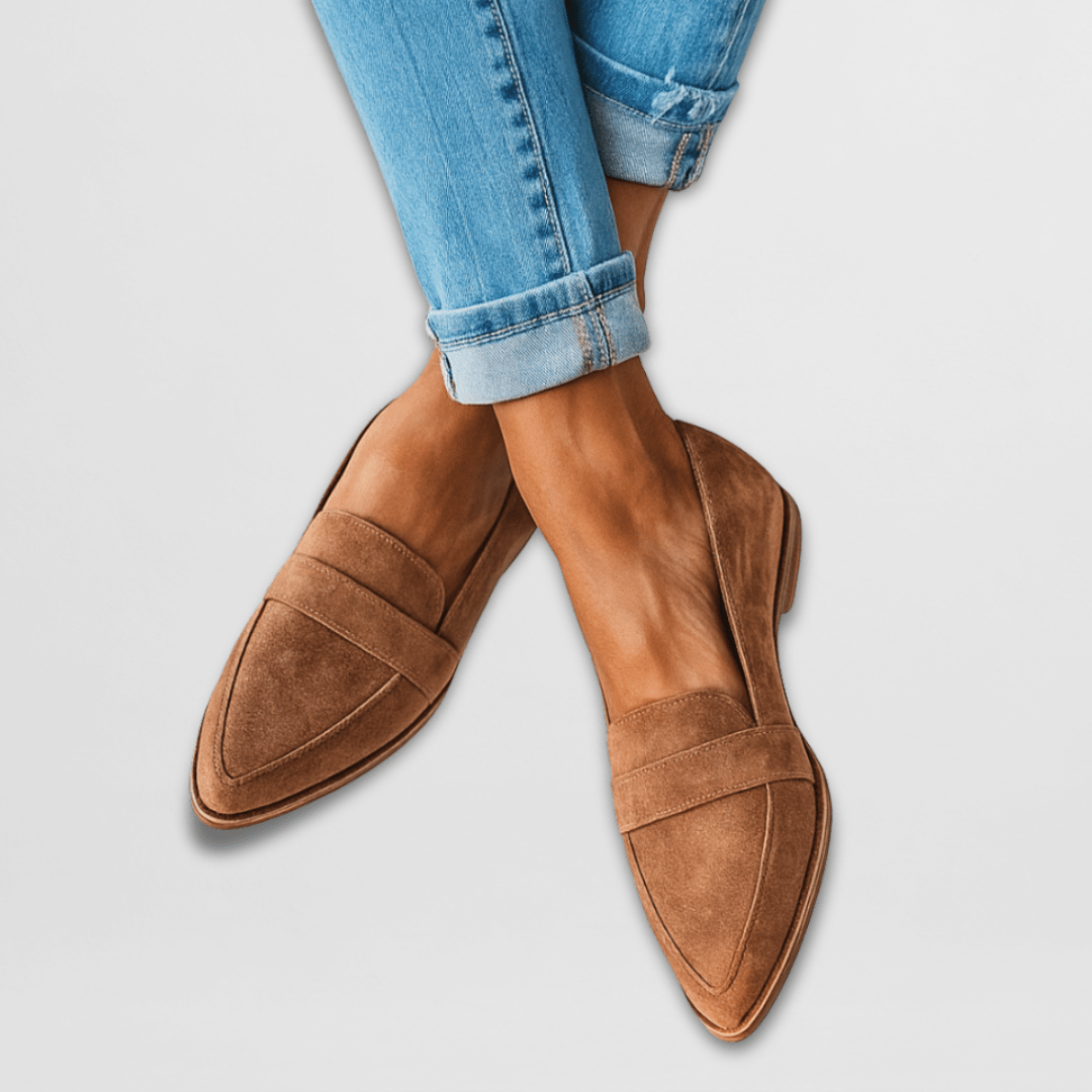 Clara | Mocasines ortopédicos de suave gamuza