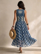 Barbara | Polka Dot Midi Dress