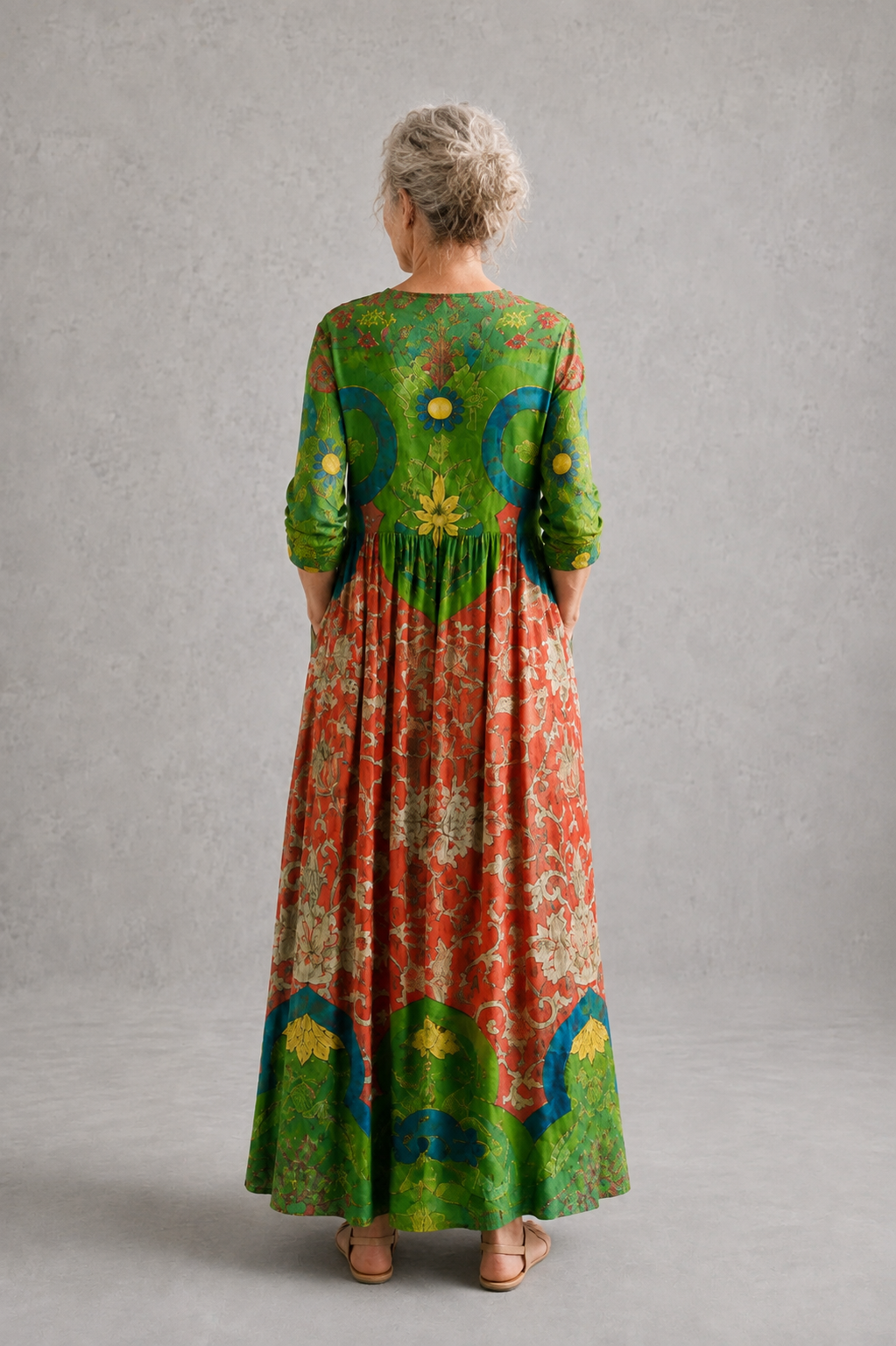 Judith | Floral Print Maxi Dress