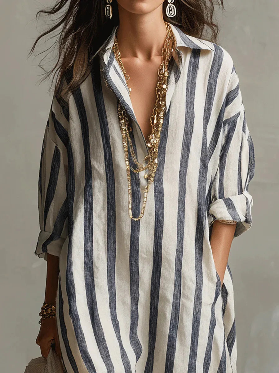 Amaris | Long Shirt Dress