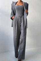 Grace - Three-Piece Set with Double-Breasted Blazer