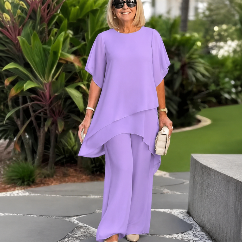 Rosa | Elegante Conjunto de Dos Piezas