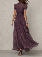 Flavia | Chiffon Maxi Dress