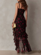 Lane | Floral Ruched Hem Dress