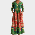 Judith | Floral Print Maxi Dress