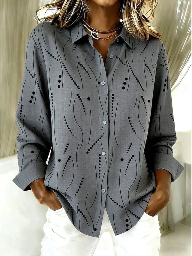 Harper | Dotted Line Print Blouse