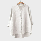 Annette | Ruffle Trim Blouse