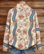 Avery | Rose Print Cardigan