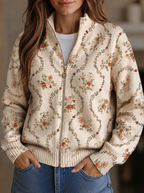 Maya | Cream Floral Art Print