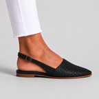 Simone | Braided Loafers with Back Strap