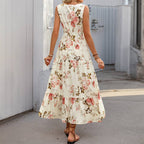 Floral Sleeveless Maxi Dress