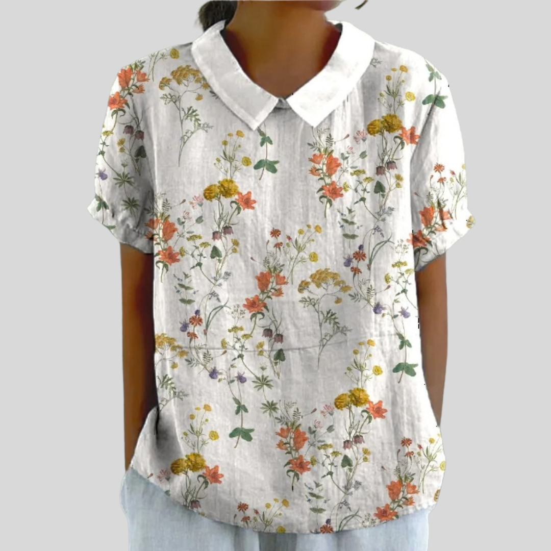 Lorelei | Floral Collared Blouse