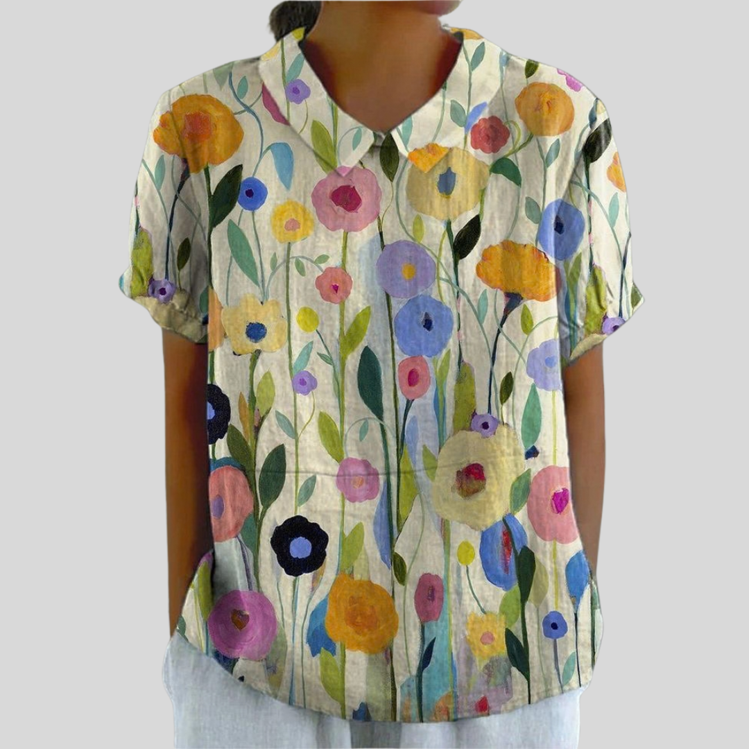 Felicity | Floral Collared Blouse
