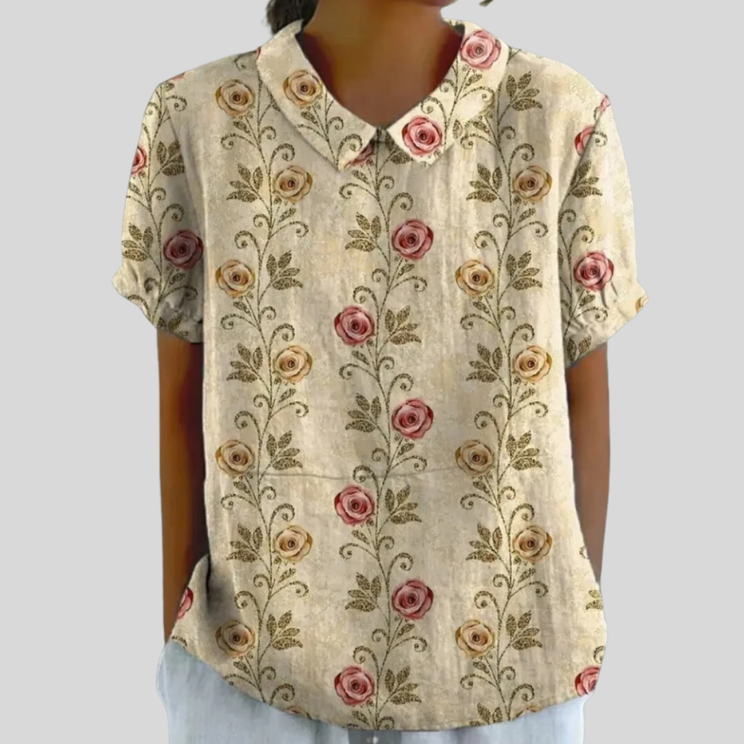 Bailey | Floral Collared Blouse