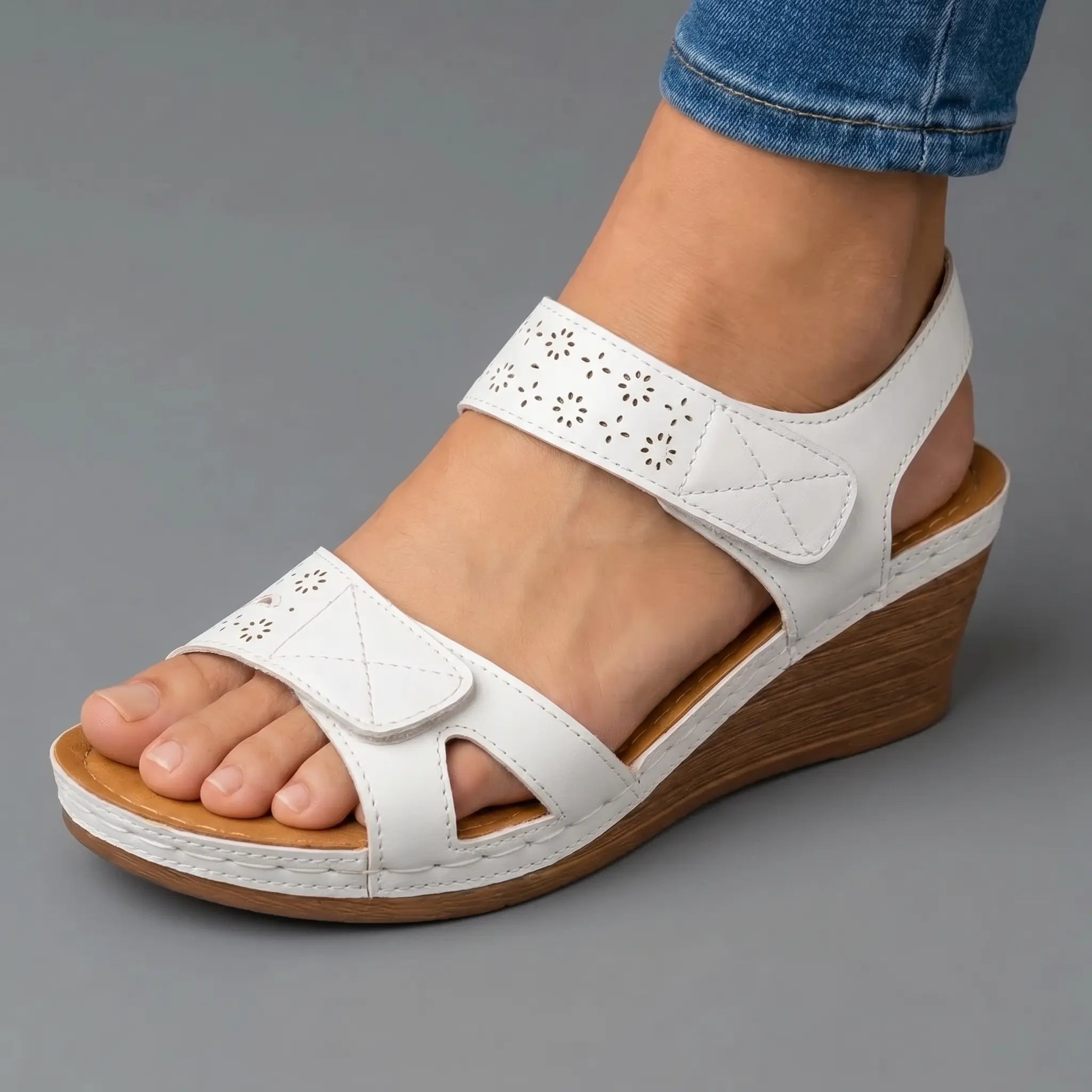 Harper | Cushioned Wedge Sandals