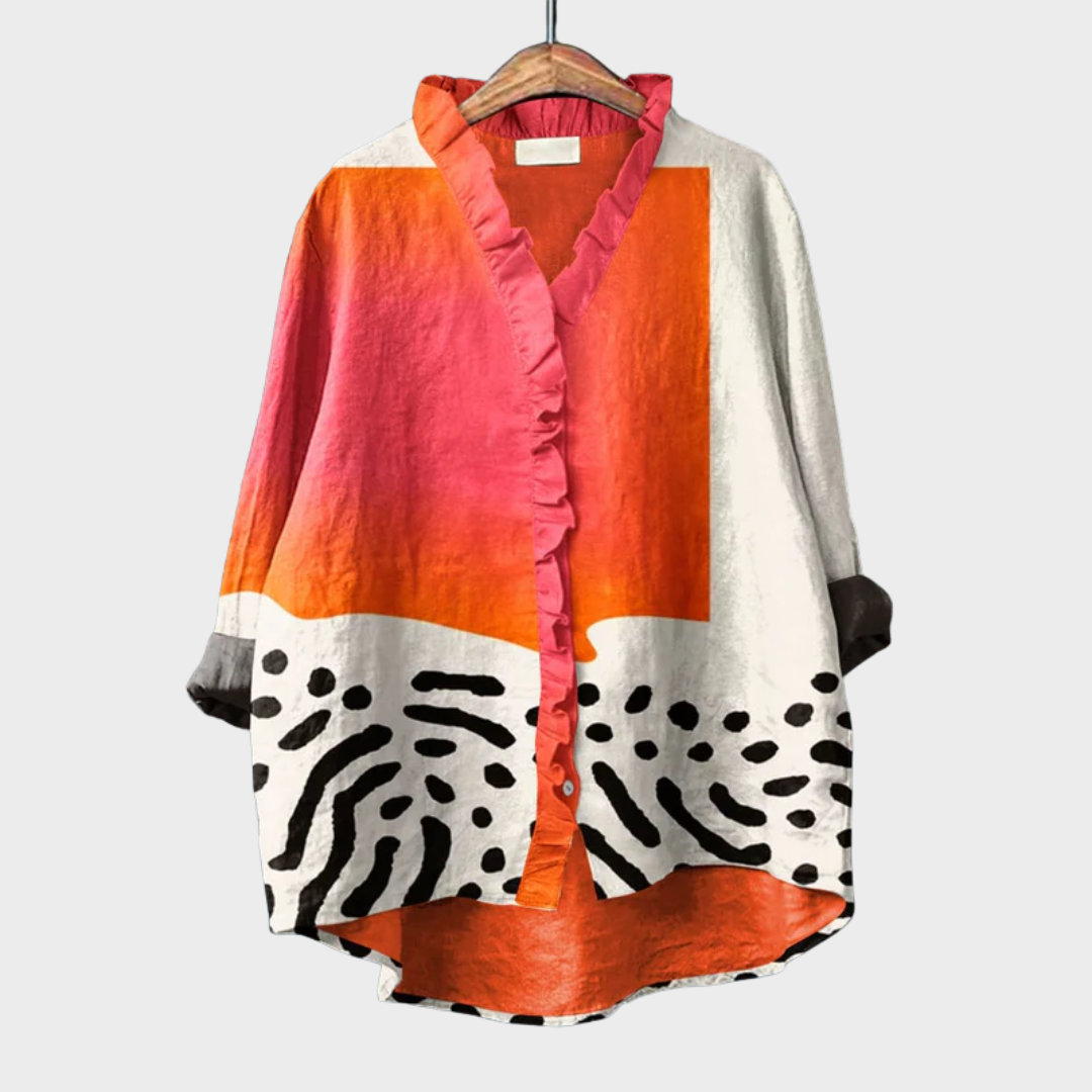 Nellie | Dressy Ruffle Blouse