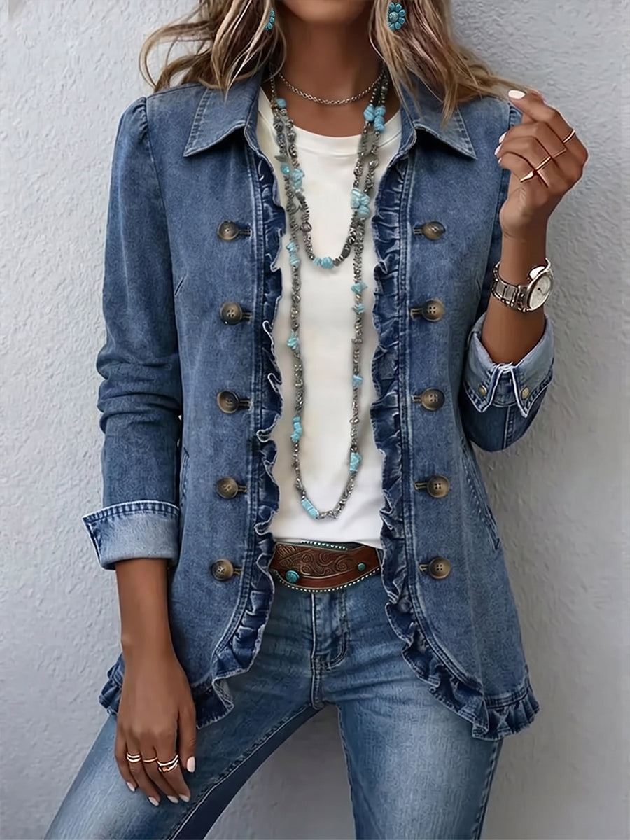 Avery | Ruffled Jacket