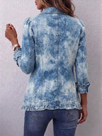 Harper | Boho Floral Ruffle Jacket