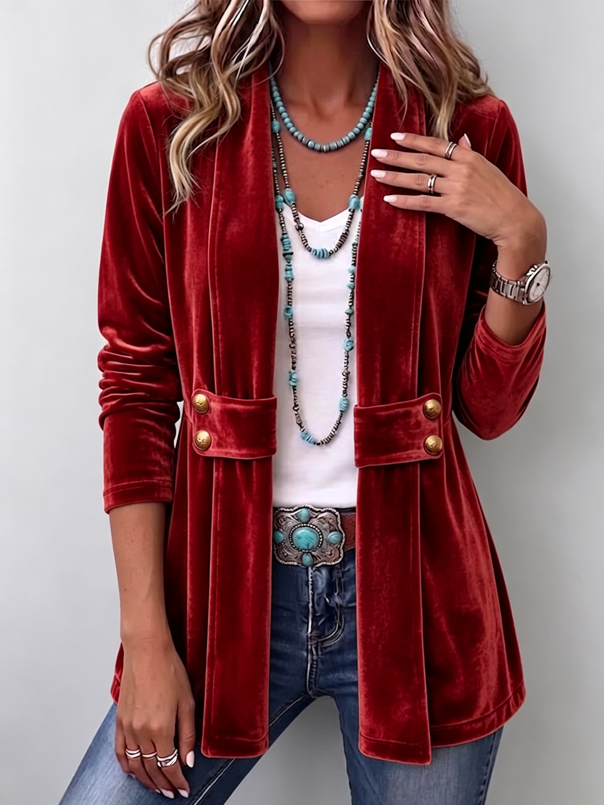 Avery | Open Front Blazer