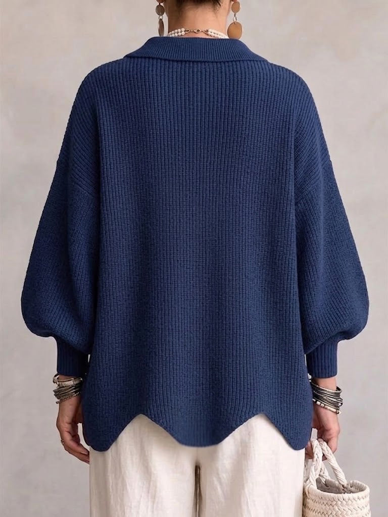 Lucía | Cárdigan Oversized con Cuello