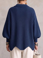 Lucía | Cárdigan Oversized con Cuello