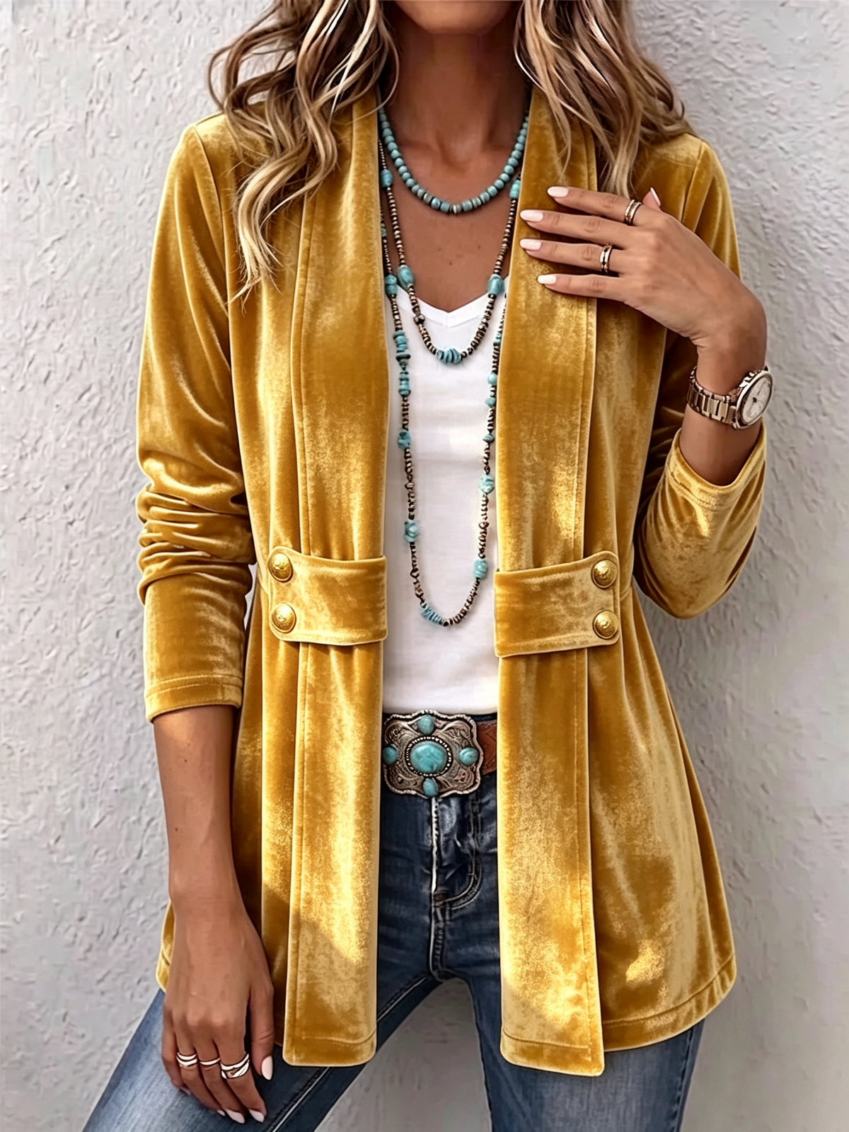 Avery | Open Front Blazer