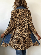 Ava | Leopard Print Longline Jacket