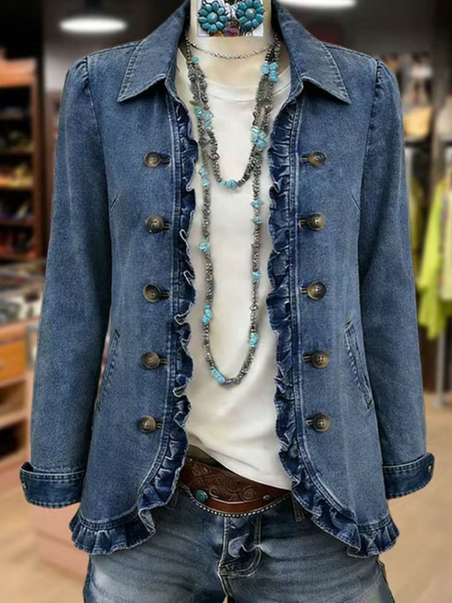 Avery | Ruffled Jacket