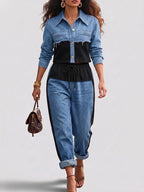 Quinn | Colorblock Two Piece Set