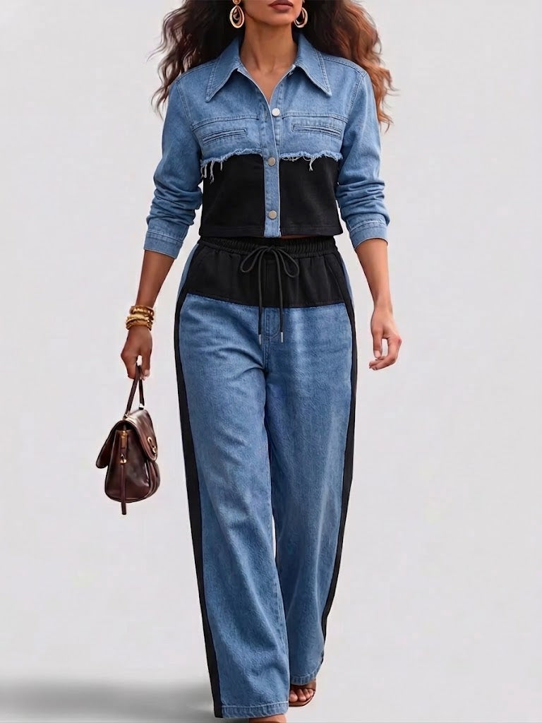 Quinn | Colorblock Two Piece Set