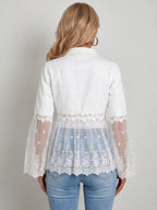 Harper | Sheer Panel Jacket