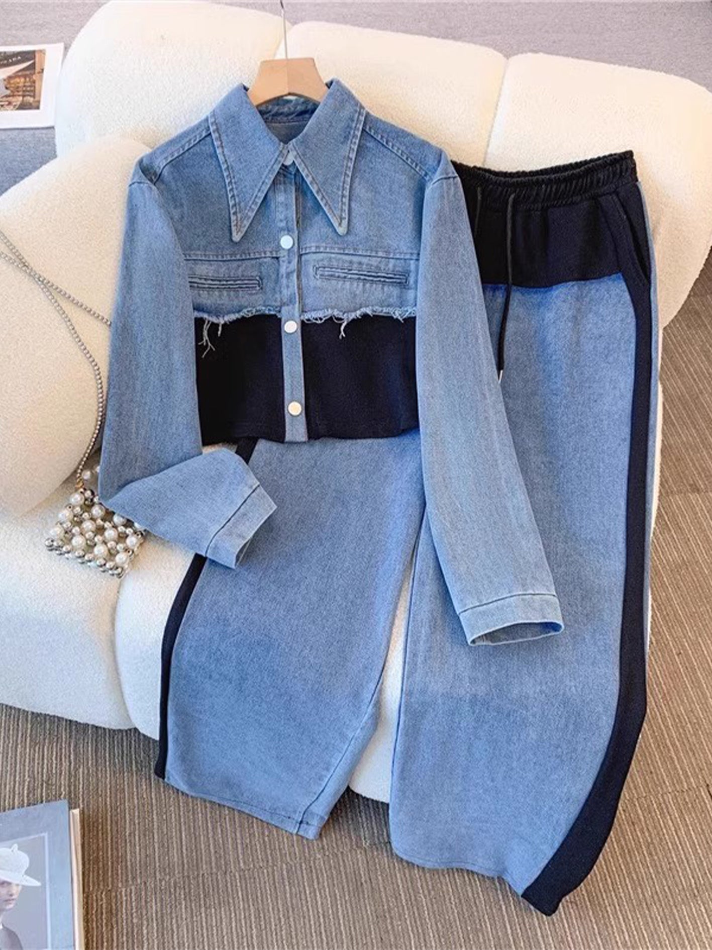 Quinn | Colorblock Two Piece Set