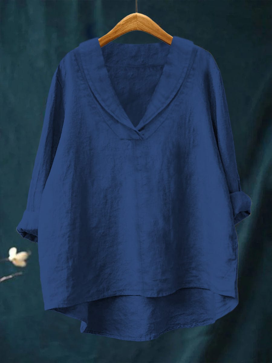 Elowen | Relaxed V Neck Blouse