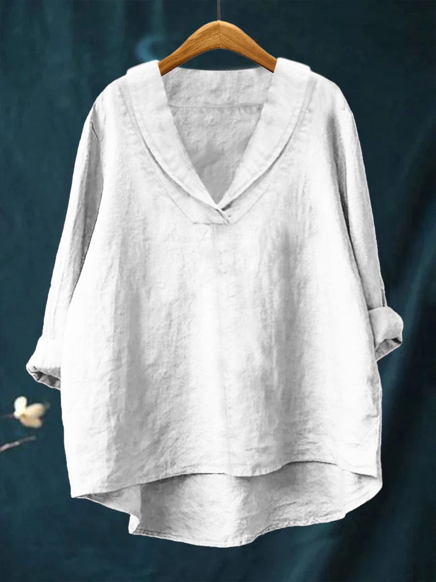 Elowen | Relaxed V Neck Blouse
