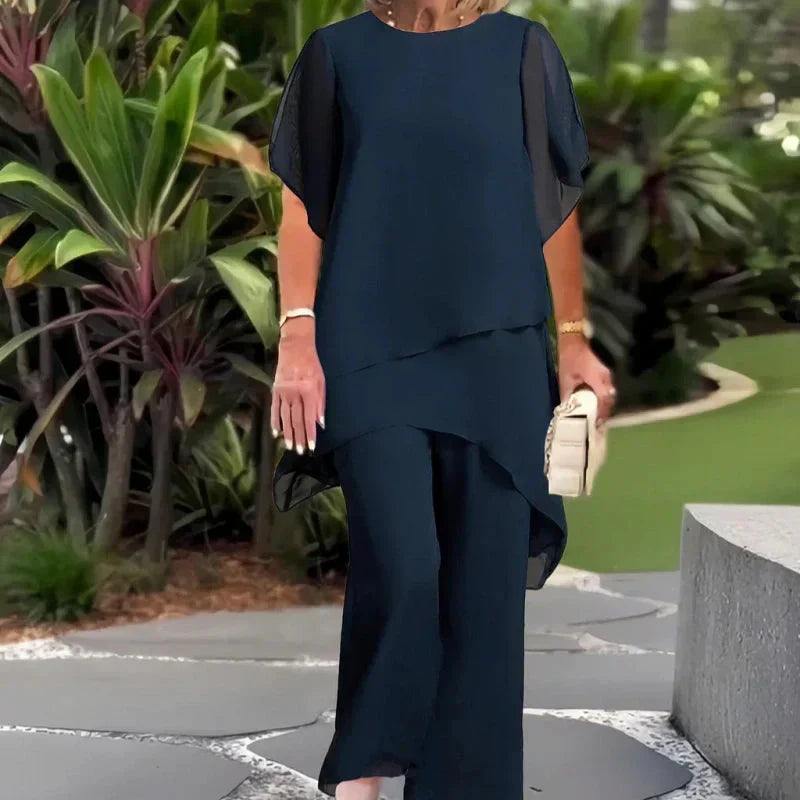 Rosa | Conjunto Elegante de Dos Piezas