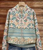 Harper | Floral Border Print Fabric